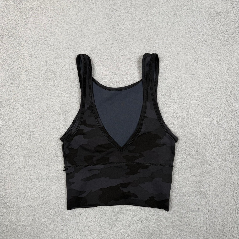 Lululemon Align Tank Top Heritage Camo Deep Coal Multi Nulu Cropped Yoga Top 4